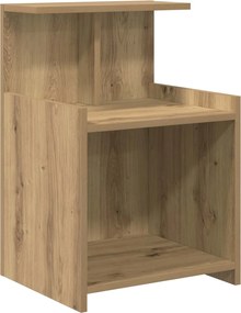 vidaXL Dulap de noapte Stejar Artizanal 40 x 35 x 60 cm Lemn compozit
