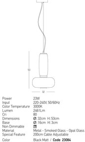 Lustra, Pendul design modern LED LIGHT 23W
