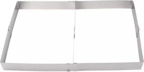 Resigilat: Forma de copt Kinghoff KH 1907, Reglabila 27,5-52,4 cm, Otel inoxidabil, Argintiu