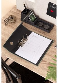 Organizator verde pentru documente din carton Archie Canvas Paper Laminate – Bigso