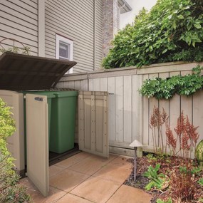 Keter cutie de depozitare pentru grădină Store It Out ARC, 146 x 82 x 120 cm, bej