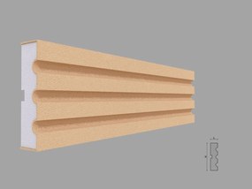 Ancadrament fereastra exterior FP135 dimensiuni 115x30x2000mm