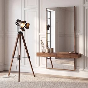 Lampa de podea cu trepied design industrial Cinema