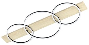 Plafonieră LED Eglo 901717 BOYAL 3xLED/12W/230V 3000K bej/negru