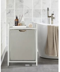 Coș pentru rufe REX alb