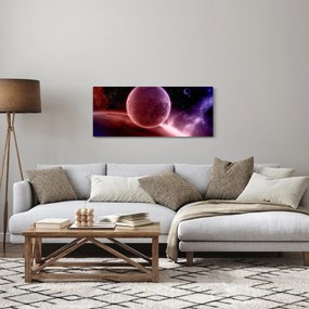 Tablou - Planetă (120x50 cm)