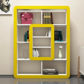 Bibliotecă Orkide Yellow and White