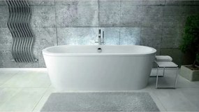 Cada freestanding Besco Victoria 185x83 cm masca alba