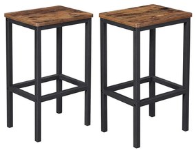 Scaun de bar LOE maro/negru