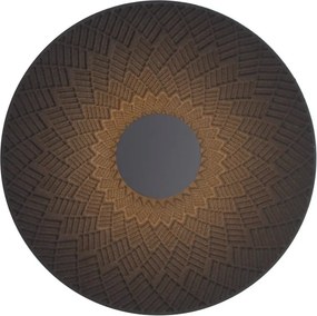 Aplica de perete decorativa LED Misaki negru/ maro
