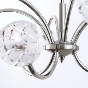 Lustra reglabila design modern de lux Maderno 9L crom