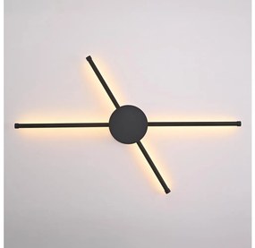 Aplică LED Brilagi LUGO QUATTRO LED/16W/230V negru