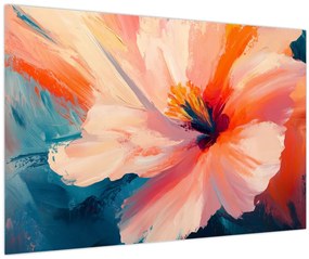 Tablou - Floare pictată (90x60 cm)