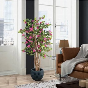 Planta artificiala, Bougainvillea roz H-120cm