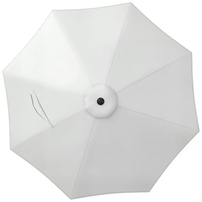 Outsunny Copertină de Rezervă pentru Umbrelă cu Priză de Aer, Rezistentă la UV și Apă, Ø295 cm, Alb | Aosom Romania