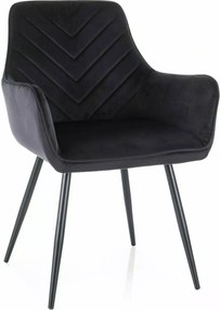 Scaun de dining tapiTat FIGO, negru
