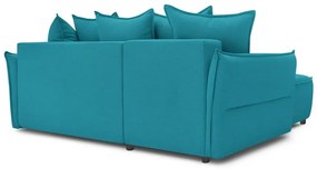 Colțar turcoaz extensibil (colț pe partea stângă ) Leon – Bobochic Paris