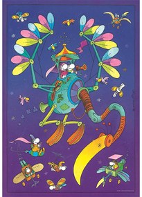 Colorat Mordillo Puzzle compact Clementoni 500 piese