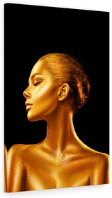 Tablou canvas Gold Girl 120x80 cm