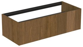 Dulap baza suspendat Ideal Standard Atelier Conca finisaj nuc inchis 1 sertar 120 cm