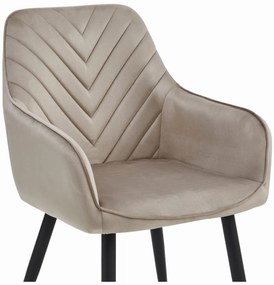 Scaun de masa NANA VELVET, bej