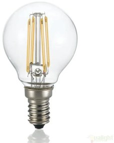 Bec LED CLASSIC E14 4W SFERA TRASPARENTE 3000K 101200