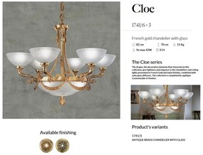 Candelabru LUX design clasic realizat manual Cloe