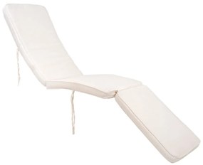 Pernă din bumbac pentru șezlong de grădină House Nordic Arrecife, alb