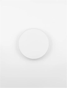 Aplica LED de perete design ambiental CYRCLE 30cm alba