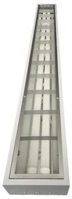 Corp de iluminat fluorescent T8 2xG13/18W/230V 120 cm alb