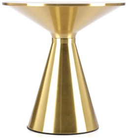 Masuta de cafea Tribeca - marmura alba/gold