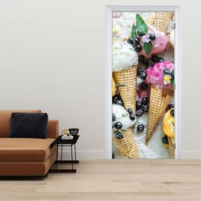 Fototapet pentru ușă - Închețată (95x205cm)