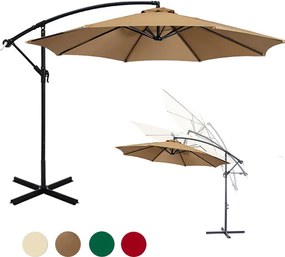 Umbrela de soare suspendata 2,7 m - diferite culori