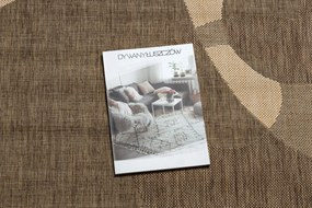 Covor sisal Floorlux 20078 coffee si mais