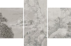 Tablou - Peisaj chinezesc (90x60 cm)