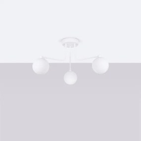Lustră pe tijă Sollux SL.1659 ASTRAL 3xG9/8W/230V alb