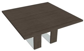 Masă de conferință Verno+ 150 x 150 cm, stejar antracit