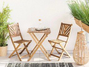 Set pentru grădină TARAN (lemn deschis) (pentru 2 persoane). 1023113