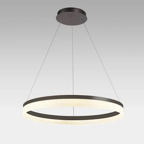 Lustra LED circulara suspendata Ara 60cm, Bronz