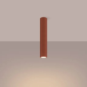 Spot Sollux SL.1628 KARBON 1xGU10/10W/230V 40 cm roșu