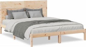 vidaXL Cadru pat foarte lung fără saltea, 160x210 cm, lemn masiv