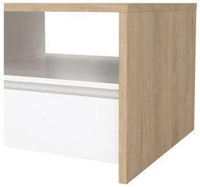 Măsuță de cafea albă-în culoare naturală 60x120 cm Next – Tvilum