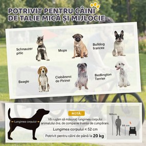 PawHut Cărucior transport animale | Aosom Romania
