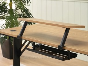 Masă PC Matts 140 (stejar + negru). 1109791