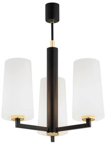 Lustra cu 3 brate design modern CAMELOT PLUS negru