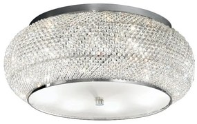 Plafonier modern diametru 55cm, Pasha PL10 Cromo 100746