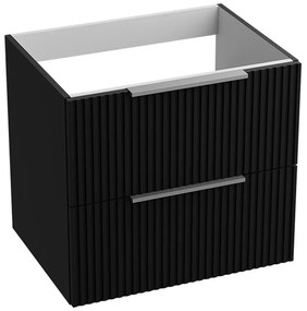 Dulap baza suspendat Rune Ivar 2 sertare 60 cm negru mat