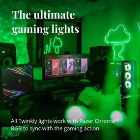 Bandă LED RGB dimabilă LINE 100xLED 1,5m Wi-Fi Twinkly TWL100STW-WEU