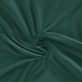 Kvalitex Satin foaie cu elastic verde închis, 80 x 200 cm