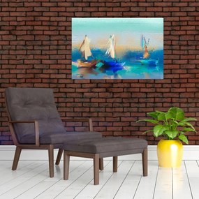 Tablou - Peisaj pictură, pictură (90x60 cm)